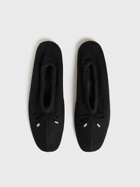 Toteme Knit Ballet Flats